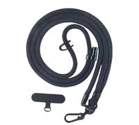 HUWOYG 2pcs 8MMx120CM Bold Long Mobile Phone Lanyard Universal Mobile Phone Lanyard Detachable Neck Cord Anti-Lost Lanyard pour Téléphones Intelligents(Grey)