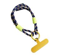 HUWOYG 2pcs Mobile Phone Lanyard with Two Strands Simple Lanyard Short Wrist Lanyard Anti Loss Card Strip Style Universal Phone Case Strap pour Téléphones Intelligents(Color B)