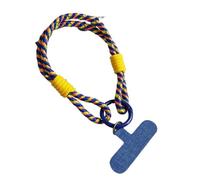 HUWOYG 2pcs Mobile Phone Lanyard with Two Strands Simple Lanyard Short Wrist Lanyard Anti Loss Card Strip Style Universal Phone Case Strap pour Téléphones Intelligents(Color F)