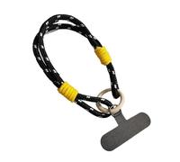 HUWOYG 2pcs Mobile Phone Lanyard with Two Strands Simple Lanyard Short Wrist Lanyard Anti Loss Card Strip Style Universal Phone Case Strap pour Téléphones Intelligents(Color A)