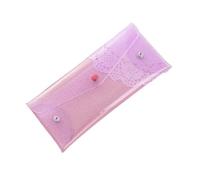 HUWOYG 5Pcs GlitterPencil Bags Transparent Waterproof Pencil Case Multifunction Pouch Stationary Organizer Desk Accessoriesback Pour Papeterie(Color 3)