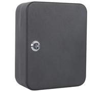 HUWOYG Armoire à clés Combinaison avec 20 Crochets for, Support Mural Serrure clé/Code, boîte de Rangement pour la Maison(Black-Key Type)