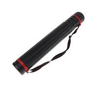 HUWOYG Boîte de Rangement en Plastique Noir for Documents, Peinture et Papier, Tube télescopique, Dessin, Fournitures d'art, 1 pièces pour Affiches Et Papier