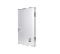 HUWOYG Boîte de Rangement for clés, boîte Portable en métal avec Serrure à Combinaison for entrepôt, Location Voitures, Appartement, Entreprise pour la Maison(Silver-A 48 Hooks)