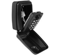 HUWOYG Coffre-Fort Mural à Code Secret for clés, boîte de Rangement secrète, sans clé, for la Maison ou Le Bureau, résistant aux intempéries pour la Maison(Black A)