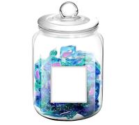 HUWOYG Dosettes à lessive, bocaux en verre, conteneurs hermétiques for l'organisation et le stockage, détergents poudre for buanderie Pour la buanderie(1PCS)