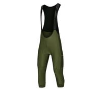 HUWOYG Hommes 2 Poches 3/4 Cuissard à Bretelles été Printemps Automne Pantalons de vélo vêtements pour Cyclisme en Plein Air(Green,S)