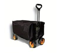 HUWOYG Housse de Pluie for Camping-Car, Housse Chariot Jardin, Rangement et Nettoyage faciles, Utilisation Polyvalente, étanche à l'eau la poussière pour Le Camping(Black)