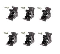 HUWOYG Lot de 2, 4 ou 6 Pieds pliants autobloquants avec Support d'extension à Verrouillage par Boulon for Table, lit, établi pour Jambes(6 pcs)