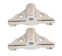 HUWOYG Lot de 2 Douilles Dame nage 1/2 po en Acier Inoxydable 316, Finition polie, Montage latéral for Yacht, Camping-Car, Marine pour Kayaks Canoës