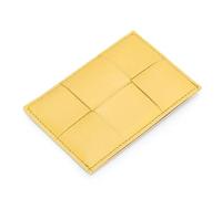HUWOYG Porte-Monnaie en Cuir, Porte-Cartes Polyvalent, Petit Format, d'identité fabriqué à la Main avec Plusieurs emplacements for Cartes pour Homme Et Femme(Yellow+11.5 * 8 * 0.5cm)