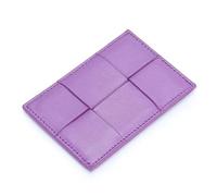 HUWOYG Porte-Monnaie en Cuir, Porte-Cartes Polyvalent, Petit Format, d'identité fabriqué à la Main avec Plusieurs emplacements for Cartes pour Homme Et Femme(Purple+11.5 * 8 * 0.5cm)
