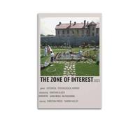 HUWYREWQRH Affiches de la zone d'intérêt - Décoration murale vintage - Impression sur toile pour salon, chambre à coucher - 30 x 45 cm - Style sans cadre