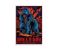 HUWYREWQRH Affiches Green Day esthétiques, décoration murale vintage sur toile, affiche pour salon, chambre à coucher, 40 x 60 cm, style sans cadre