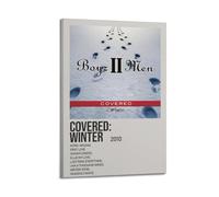 HUWYREWQRH Covered Winter by Boyz II Men Poster esthétique mural vintage sur toile décorative pour salon, chambre à coucher, 30 x 45 cm, style cadre
