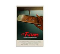 HUWYREWQRH It Follows Poster décoratif sur toile vintage pour salon, chambre à coucher, 40 x 60 cm, style sans cadre