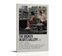 HUWYREWQRH Poster de galerie The Broken Hearts - Décoration murale vintage - Impression sur toile pour salon, chambre à coucher, chambre à coucher - 60 x 90 cm - Style cadre