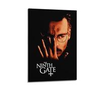 HUWYREWQRH Poster de la neuvième porte - Décoration murale vintage - Impression sur toile pour salon, chambre à coucher, chambre à coucher - 20 x 30 cm - Style cadre