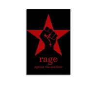 HUWYREWQRH Poster de Rage Against The Machine - Décoration murale vintage - Impression sur toile pour salon, chambre à coucher, 40 x 60 cm - Style sans cadre