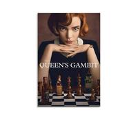 HUWYREWQRH Poster The Queen's Gambit Série TV 1 - Décoration murale vintage - Impression sur toile pour salon, chambre à coucher - 50 x 75 cm - Style sans cadre