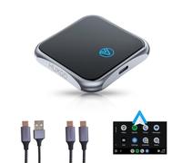 HUXGO® Adaptateur CarPlay sans Fil Compatible avec iPhone 6 et Versions ultérieures | Convertit Apple CarPlay Filaire en Apple CarPlay sans Fil pour Plus de 800 modèles de Voitures à partir de 2015
