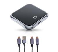 HUXGO® CarPlay & Android Auto Adaptateur sans Fil 2-en-1 | Mini Wireless CarPlay sans Fil | Plug & Play Compatible avec Les appareils Apple et Android, pour Les Voitures à partir de 2015