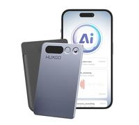 HUXGO® Enregistreur Vocal 64 Go avec Technologie IA | Enregistrement One-Touch pour Transcription & résumés | Prend en Charge 118 Langues