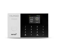 HUXGO® HXA005 4G Centrale d'alarme sans Fil avec Module WiFi et GSM 4G LTE | Écran Tactile Couleur, contrôle Via Tuya Smart App, SMS et Appel, Fonction d'urgence SOS