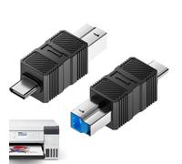 Huxibai Adaptateur USB pour imprimante | Convertisseur USB A B 3.0 avec Transmission à Haute Vitesse, connecteur Plug and, convertisseur de données Haute Vitesse pour scanners, Stations d'accueil