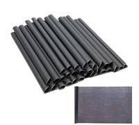 Huxibai Attaches pour clôture de confidentialité - Fixation anti-vent pour garde-corps - 30 unités d'agrafes de montage pour écran sur terrasse, balcon, jardin