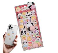 Huxibai Autocollants 3D | Autocollants Panda Derrière Décorations - Décalcomanies Animaux,pour Coque Téléphone, PC Portable, Garçons, Filles, Cadeaux Fête,
