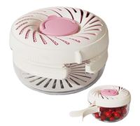 Huxibai Bol nettoyant pour fruits - Bol pour laver les fruits, pour laver les légumes avec poignée pliable passoire de cuisine pour cuisine, garde-manger, pâtes, baies, salade, restaurant