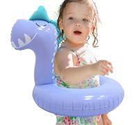 Huxibai Bouée pour bébés | Anneau Flottant avec Base | Flotteurs d'apprentissage Amusants avec Motifs d'animaux cerf Dinosaure pour bébés et dans la Piscine, Les flaques d'eau et la Plage