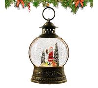 Huxibai Boule à Neige Musicale de | Décorations de fonctionnant par USB et Batterie, Ballon à Eau Musical Transparent - pour Famille, intérieur et extérieur, fêtes, Chambre, Salle de séjour,