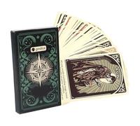 Huxibai Cartes Oracle du Destin - Avec Bouquet Illustré Pour La Lecture Cartomantique | Accessoires Apprentissage Spiritualité Famille Amis Rencontres