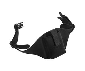 Huxibai Ceinture porte-microphone réglable en néoprène antidérapant pour entraînement yoga aventure