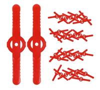 Huxibai Cent pièces de rechange de coupe droite pour tondeuse à gazon, pour jardin, patio, extérieur, maison, ferme, parc, aménagement paysager