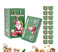 Huxibai Coffret Cadeau Argent Noël à Surprise,Distributeur Porte-Billets de Noël | Contenant Festif pour Adultes Anniversaire