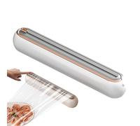 Huxibai Découpeur de film adhésif, outil de découpe pour film de cuisine - Distributeur coupe-papier magnétique pour économiser de l'espace | Pour emballer des aliments et préparer des repas