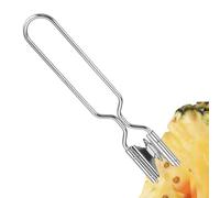 Huxibai Désœilleur D'ananas - Outil à Noyau D'ananas en Acier Inoxydable - Accessoire De Cuisine, Enleve-Cœur Multifonction Pour Fêtes Barbecues Pique-Niques Camping