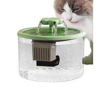 Huxibai Fontaine d'eau pour chats 1,2 l, distributeur automatique d'eau, distributeur d'eau silencieux pour intérieur, maison, cuisine et chambre