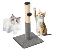 Huxibai Griffoir pour Chat - Griffoir en Sisal pour Chaton,Meuble d'escalade pour Chaton avec Balle Suspendue et Jouet à Griffer Amovible pour Usage Quotidien en Appartement, Jardin et en Voyage