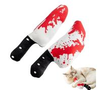 Huxibai Jeux pour Chats avec, Jouets pour la Dentition des Chatons avec 2 Pièces Graffieurs en Peluche avec Motifs Graffiants pour Entraînement Jeu Solitaire Chasse En Plein Air Exercice
