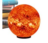 Huxibai Lampe Planétaire - Décoration Astronomie - Éclairage De Bureau En Lanterne Pour La Chambre D'Enfant, La Pépinière, La Science, La Méditation, Les Fêtes À Thème Spatial, Et La Salle Sensorielle