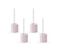 Huxibai Lot de 4 supports de rouleau de ruban économiseur d'espace et grande capacité - Organisateur de bobines pour rubans - Pour artisanat, et magasins