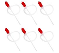 Huxibai Lot de 6 Pompes à - Pompe Manuelle - Pompe de transvasement - Pompe à Huile - Pompe d' avec Siphon - Pompe à Tuyau - Pompe de transvasement Manuelle de Carburant - Pompe