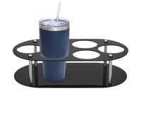 Huxibai Organisateur de Rangement pour Bouteilles d'eau - Range Verres à Pied et Gobelets,Porte-Gobelets 6 Places pour Plan de Travail Armoire Buffet Maison
