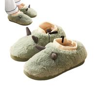 Huxibai Pantoufles Chauffantes Femme,Pantoufles Chauffantes Femme | Chaussons chauffants électriques chauffe-pieds | Chauffe-pieds USB en peluche, pantoufles pelucheuses pour la maison, les voyages,