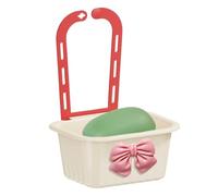 Huxibai Passoire de nourriture pour évier de cuisine, support pour torchon de cuisine monté sur robinet Filtre pour restes de nourriture, savon, épluchures, thé et cheveux