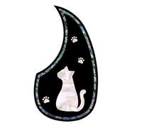 Huxibai Pickguard Pickguard pour guitare acoustique | Autocollant anti-cratch d'instruments à chaîne | Pickguard de protection résistant à la déchirure Vintage pour l'interprétation, do, Consulte la
